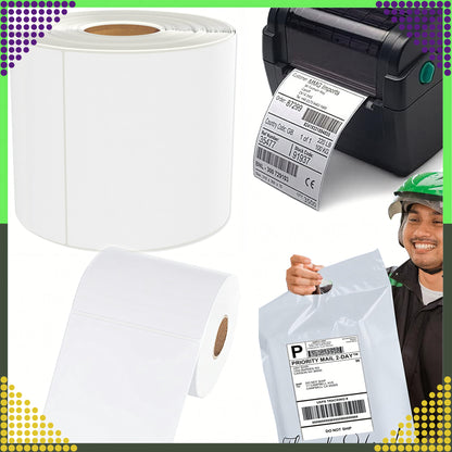 Termokleepsetiketid 100x150 mm, 500 tk (perforeeritud) - Ostuklikk