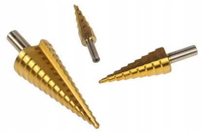 Titaaniga kaetud koonuspuuride komplekt 3 tk, 4–32 mm - Ostuklikk