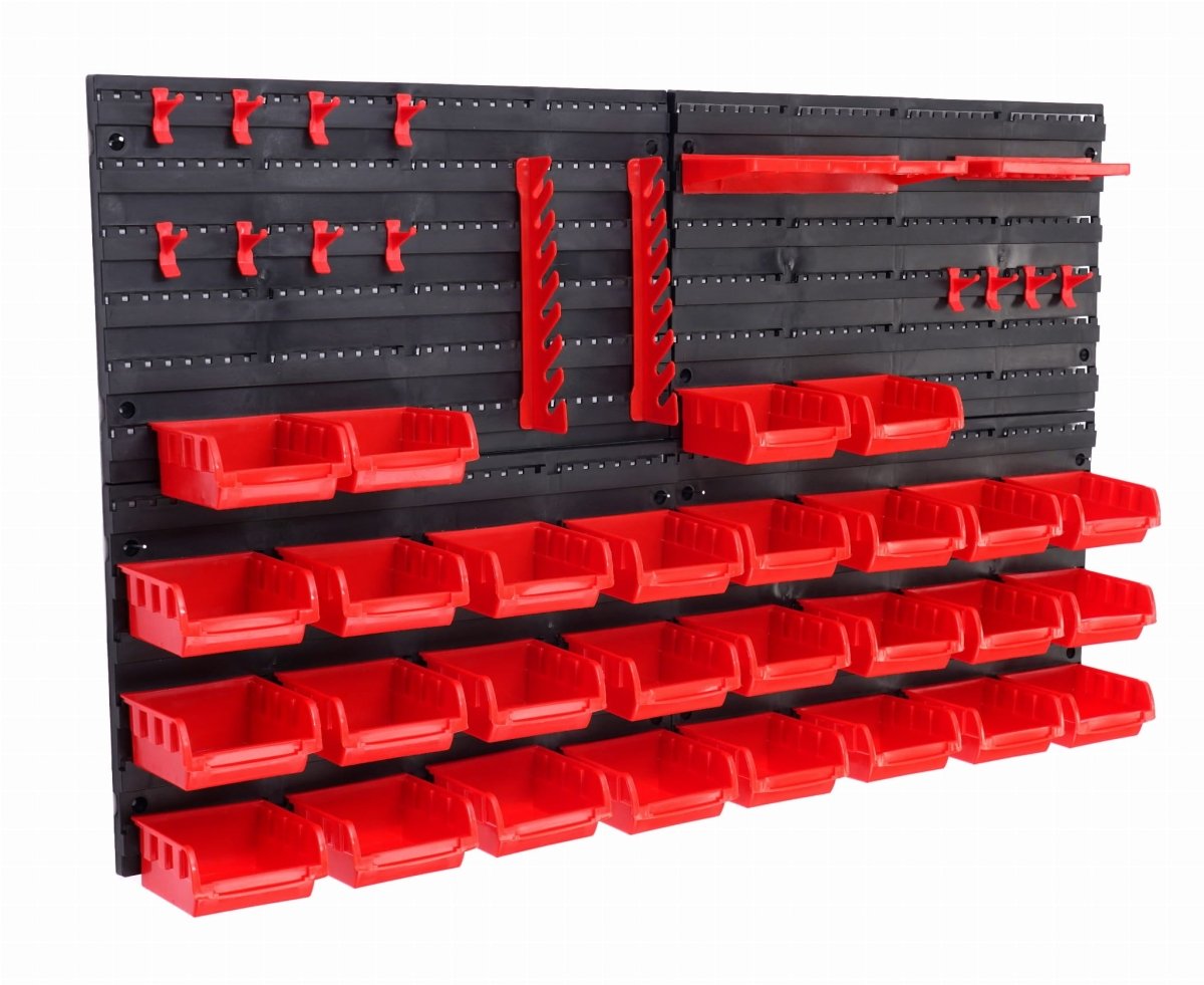 Töökoja tööriistapaneel KD11862 – 4 paneeli 47×27 cm + kandikud & konksud - Ostuklikk