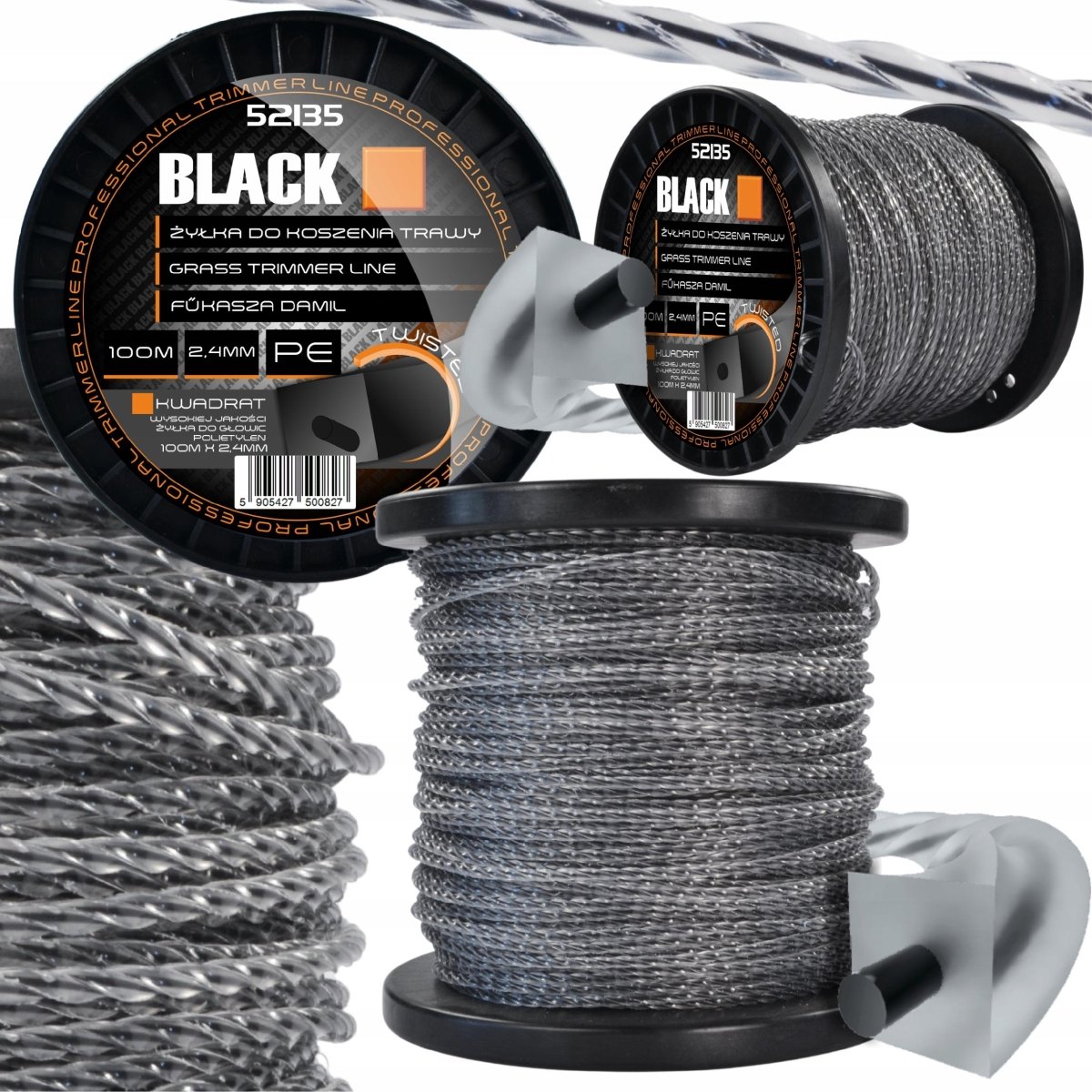 Tugevdatud trimmerijõhv 2,4 mm x 100 m - Ostuklikk