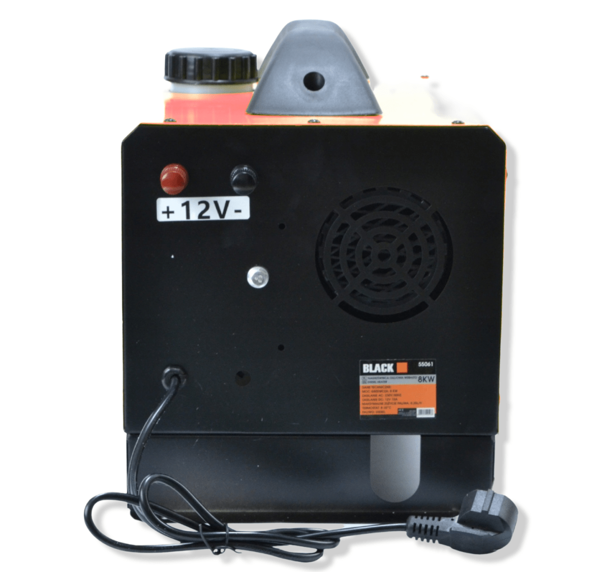 WEBASTO 8KW Õlikütteseade – 12V/230V, Black - Ostuklikk