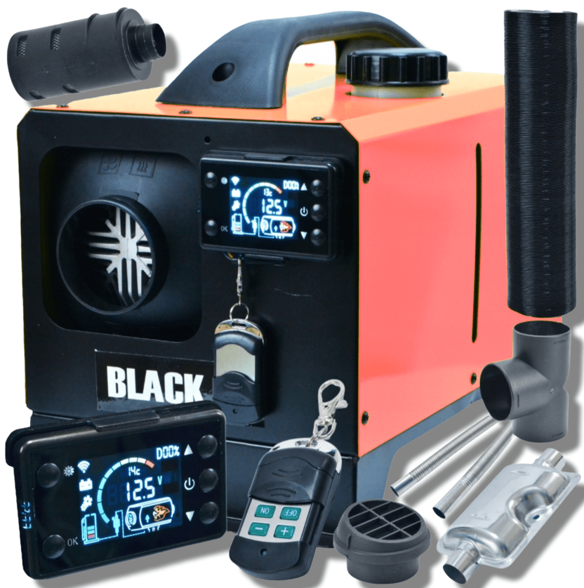 WEBASTO 8KW Õlikütteseade – 12V/230V, Black - Ostuklikk